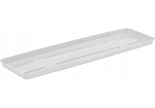 Verdenia 60 Cm Portavaso In Plastica Bianca