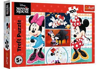 Trefl Puzzle 100 Zabawna Minnie /Disney Minnie 16517