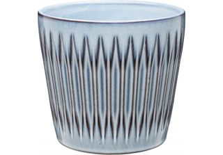 Olimpia Involucro In Ceramica Blu 14 Cm Verdenia - Decorazione Elegante