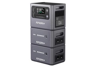 Gruppo Elettrogeno Solare Aferiy 6144Wh/2800W, Lifepo4, Carica Rapida 1,5H, Ups