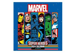 Kalendarz 2024 Superbohaterowie Marvel – Oficjalna Edycja 12-MiesięCzna