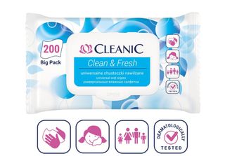 Cleanic Clean&Fresh Salviette Umidificate Universali 1Op.-200Pz