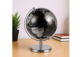 Mappamondo Costway 20 Cm, Mappa Inglese, Ruotabile A 360°, Mappamondo Con Suppo…
