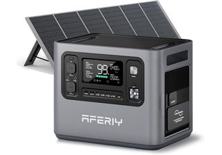 Generatore Solare Aferiy P280 Set 2048Wh/2800W, 400W Solare, 1,5H Carica Rapida
