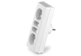 Ladro Elettrico Quadro Di Distribuzione Quadruplo 2X2P+Z + 2Xeuro
