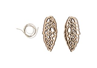 Rayher 46669505 Rayher HolzanhäNger Natur Tannenzapfen 3D 2 St.