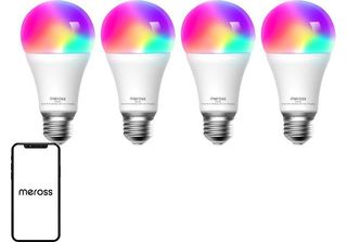 Meross MSL120 Wifi Smart Led Light Bulb (Homekit) (Four-Pack)