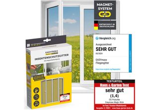 Easymaxx Insect Protect Zanzariera Con Magnete - Finestre Fino A 150X180Cm