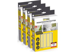 Set Di 4 Zanzariere Magnetiche Easymaxx Insect Protect, Fino A Max. 150X180Cm