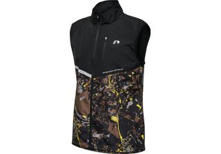 Newline Gilbert Gilet Uomo Nero Giallo Oliva Taglia M