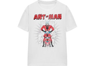 Ant-Man - Maglietta "Shrinking Hero"" Da Donna TV25743 (S) (Bianco)"