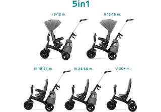 Kinderkraft Triciclo Easytwist / Triciclo, Kinderkraft:Grigio Platino