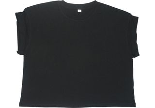 Mantis M96 | Donna Crop Top T / Drop Shoulder - Colore: Nero - Taglia: Xs