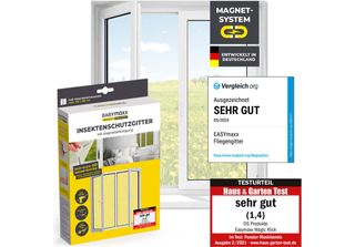 Easymaxx Insect Protect Zanzariera Con Magnete - Finestre Fino A 110X130Cm