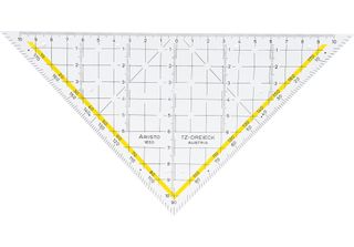 Aristo AR1650/1 Triangolo Da Disegno Tz-Triangle®, Plexiglas® Senza Impugnatura…