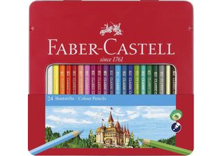 Faber Castell FC-115824 Kleurpotlood Faber-Castell Castle Zeskantig Metalen Etu…