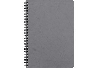 Clairefontaine Spiralheft Agebag A5 Lin 50Bl Grau