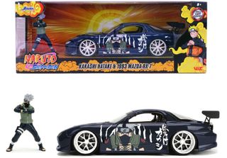 Jada Model Car Hollywood Rides Naruto 1993 Mazda RX-7 1:24 253255085