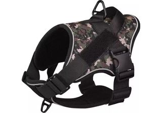 Pettorina Tattica Per Cani Oxford Premium Camo Night L