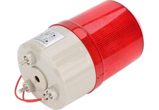 220V Red Led Warning Lights Acousto Optic Alarm System Rotating Light Emergency…