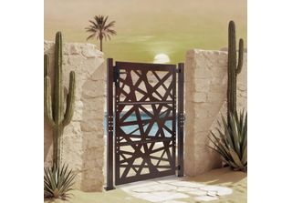 Cancello Da Giardino - Cancello Di Recinzione In Metallo - Modello B - 105 X 17…