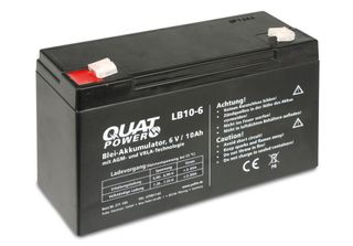 Quatpower Accumulatore Al Piombo LB10-6, 6 V-/10 Ah