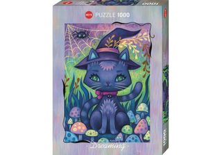 Heye Puzzle.Gatto Strega, Sogno.1000 Heye Nuovo