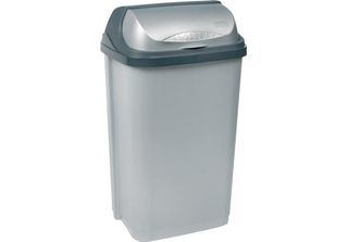 Keeeper 1045516000000 Keeeper AbfallbehäLter "Rasmus"", 50 Liter, Silber"