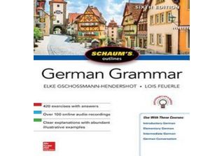 Schema Di Schaum Della Grammatica Tedesca, Sesta Edizione