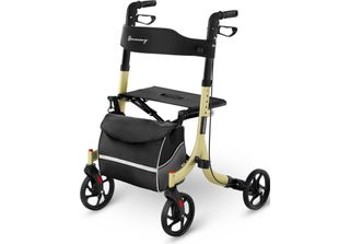 Uniprodo Rollator Harmony - Champagne - 136 Kg