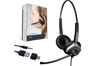 Gequdio WA9027 Gequdio Headset 2-Ohr Mit Usb FüR Pc,Mac