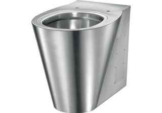 Delabie Wc Bcn P Bodenst. Anschl. Von Hinten Edst. 1.4301 Satiniert