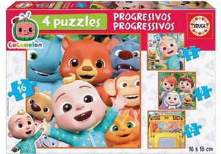 Educa Puzzle Cocomelon 4In1 (6,9,12,16 Pezzi)