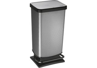 Rotho Paso Cestino Per Rifiuti 40 L, Carbonio Rotho 1754111006