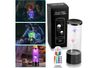 Yakimz Led Meduse Night Lights Decorative Rgb Mood Light Aquarium Lava Lamp Col…