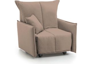 Talamo Italia Poltrona Atlantis Grigio Tortora, Sfoderabile Braccioli Italy