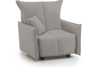 Talamo Italia Poltrona Atlantis Grigio, Sfoderabile Braccioli Italy