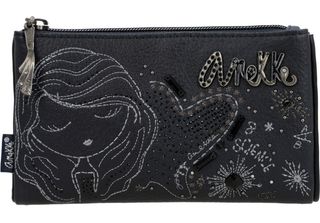 Anekke Portafoglio Hollywood Studio Flexible Wallet Navy Blue Blu Scuro