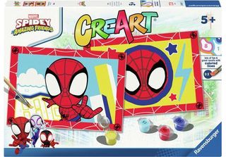 Ravensburger Pittura Per Numeri Creart Young Spidey Spider-Man Set