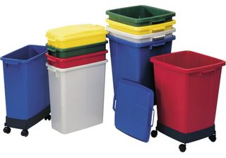 Contenitore Per Rifiuti E Bevande 90L H600Xb485Xt510Mm Pe Grau Graf