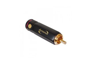 Dynavox High-End Cinch-Stecker Rot