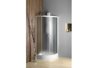 Aqualine Cabine Doccia - Cabina Doccia Arlen 900X900 Mm, Vetro Brick BTR900