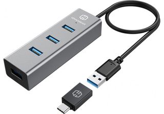 Graugear G-HUB4-AC Graugear USB-HUB 4X Usb 3.0 Ports Type-A Retail