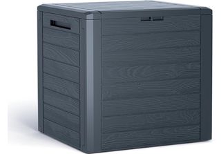 Prosperplast Woodebox Antracite 140L - Cassetta Da Giardino