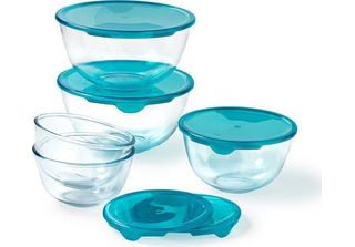 Pyrex Pyrex - Ciotola Per Mescolare Prep & Store Con Coperchio 5 Pezzi - Traspa…