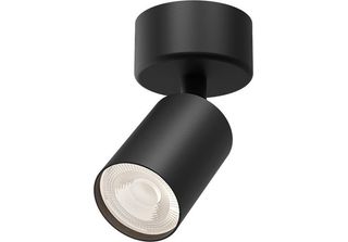 Braytron Plafoniera Faretto Nero Led Base GU10 Orientabile 1 Fiamma Senza Lampa…