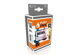 Pure Ink 170745990076 Druckerpatrone Kompatibel Cyan - Magenta - Gelb (HP303XLC…