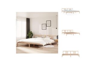 Vidaxl Letto In Legno Massiccio 200X200 Cm - Letti & Reti