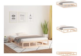 Vidaxl Letto In Legno Massiccio 200X200 Cm - Letti & Reti
