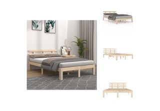 Vidaxl Letto In Legno Massiccio 200X200 Cm - Letti & Reti